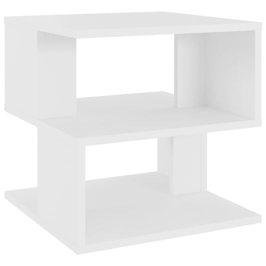 Side Table White 40x40x40 cm Engineered Wood Side Table White 40x40x40 cm Engineered Wood