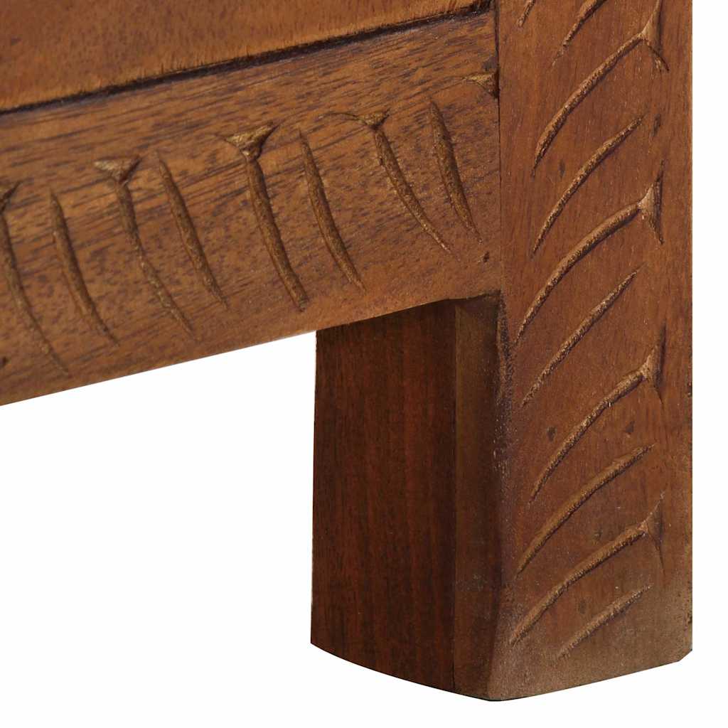 328310 vidaXL Storage Box 110x30x40 cm Solid Mango Wood