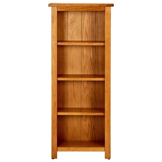 4-Tier Bookcase 45x22x110 cm Solid Oak Wood 4-Tier Bookcase 45x22x110 cm Solid Oak Wood