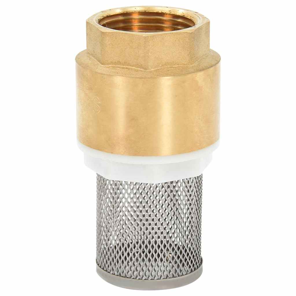 Suction Hose with Brass Connectors Green 1,1" 20 m PVC