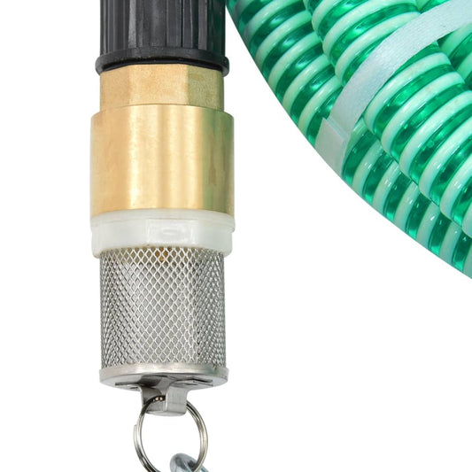 Suction Hose with Brass Connectors Green 1.1" 20 m PVC Suction Hose with Brass Connectors Green 1.1" 20 m PVC