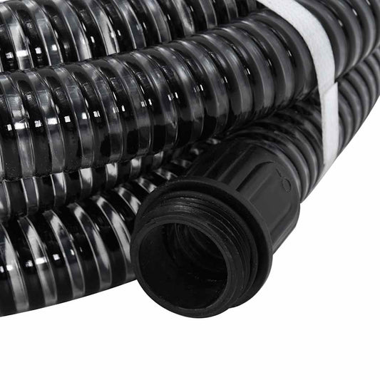 Suction Hose with Brass Connectors Black 1.1" 7 m PVC Suction Hose with Brass Connectors Black 1.1" 7 m PVC