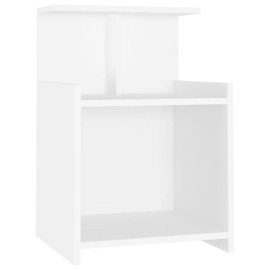 Bed Cabinet White 40x35x60 cm Engineered Wood Bed Cabinet White 40x35x60 cm Engineered Wood