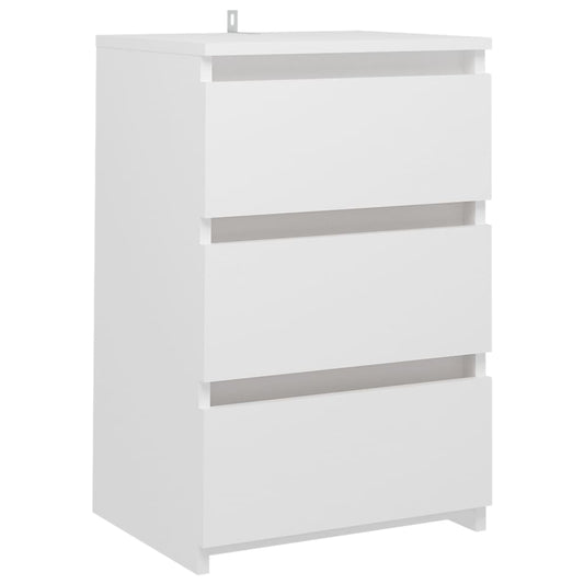 806211 vidaXL Bed Cabinet White 40x35x62,5 cm Engineered Wood 806211 vidaXL Bed Cabinet White 40x35x62,5 cm Engineered Wood