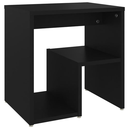 806330 vidaXL Bed Cabinet Black 40x30x40 cm Engineered Wood 806330 vidaXL Bed Cabinet Black 40x30x40 cm Engineered Wood
