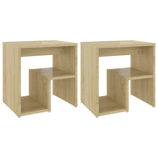 806335 vidaXL Bed Cabinets 2 pcs Sonoma Oak 40x30x40 cm Engineered Wood 806335 vidaXL Bed Cabinets 2 pcs Sonoma Oak 40x30x40 cm Engineered Wood