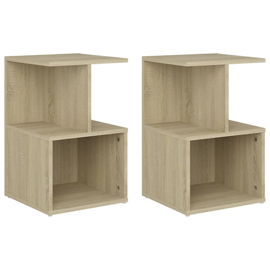 806353 vidaXL Bedside Cabinets 2 pcs Sonoma Oak 35x35x55 cm Engineered Wood 806353 vidaXL Bedside Cabinets 2 pcs Sonoma Oak 35x35x55 cm Engineered Wood