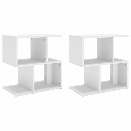 806365 vidaXL Bedside Cabinets 2 pcs White 50x30x51,5 cm Engineered Wood 806365 vidaXL Bedside Cabinets 2 pcs White 50x30x51,5 cm Engineered Wood