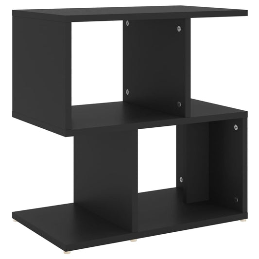 806366 vidaXL Bedside Cabinet Black 50x30x51,5 cm Engineered Wood 806366 vidaXL Bedside Cabinet Black 50x30x51,5 cm Engineered Wood