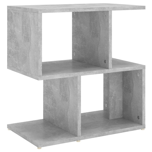 Bedside Cabinet Concrete Grey 50x30x51.5 cm Engineered Wood Bedside Cabinet Concrete Grey 50x30x51.5 cm Engineered Wood
