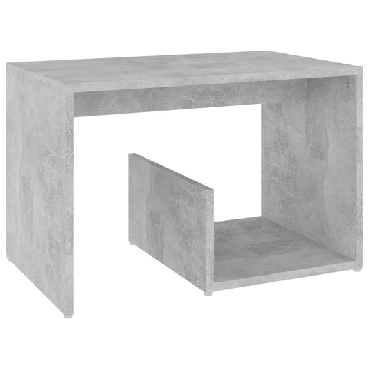 Side Table Concrete Grey 59x36x38 cm Engineered Wood Side Table Concrete Grey 59x36x38 cm Engineered Wood
