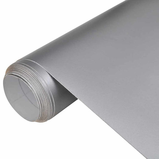Car Film Matt Silver 100x150 cm Car Film Matt Silver 100x150 cm