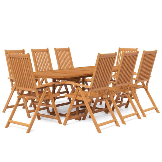 9 Piece Garden Dining Set Solid Wood Acacia 160-240 cm 9 Piece Garden Dining Set Solid Wood Acacia 160-240 cm