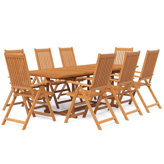 9 Piece Garden Dining Set Solid Wood Acacia 160-240 cm 9 Piece Garden Dining Set Solid Wood Acacia 160-240 cm
