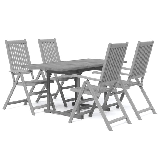 Garden Dining Set | Grey | Solid Acacia wood | Standard | Extendable Garden Dining Set | Grey | Solid Acacia wood | Standard | Extendable