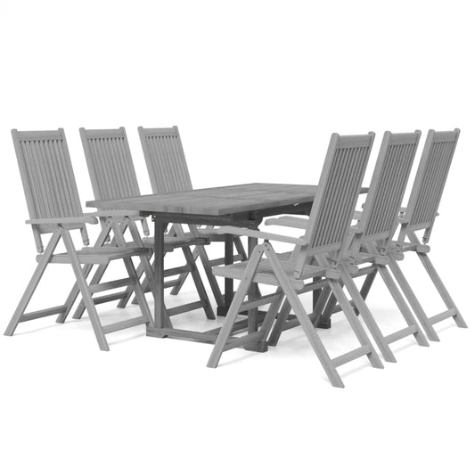 7 Piece Garden Dining Set Solid Wood Acacia 7 Piece Garden Dining Set Solid Wood Acacia