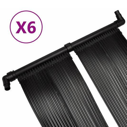 Solar Pool Heater | Set of 6 | Black | PVC | Large | Solar Pool Heater Solar Pool Heater | Set of 6 | Black | PVC | Large | Solar Pool Heater