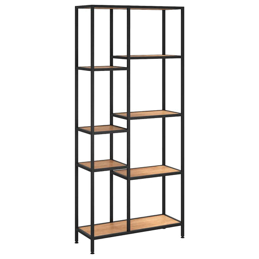 Book Shelf 80x30x180 cm Steel and Engineered Wood Book Shelf 80x30x180 cm Steel and Engineered Wood