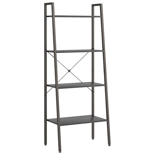 4-Tier Standing Shelf Black 56x35x140 cm 4-Tier Standing Shelf Black 56x35x140 cm