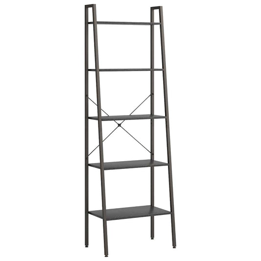 5-Tier Standing Shelf Black 56x35x174 cm 5-Tier Standing Shelf Black 56x35x174 cm