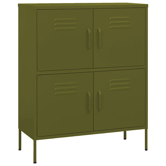 336135 vidaXL Storage Cabinet Olive Green 80x35x101,5 cm Steel 336135 vidaXL Storage Cabinet Olive Green 80x35x101,5 cm Steel
