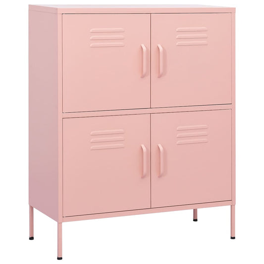 336139 vidaXL Storage Cabinet Pink 80x35x101,5 cm Steel 336139 vidaXL Storage Cabinet Pink 80x35x101,5 cm Steel