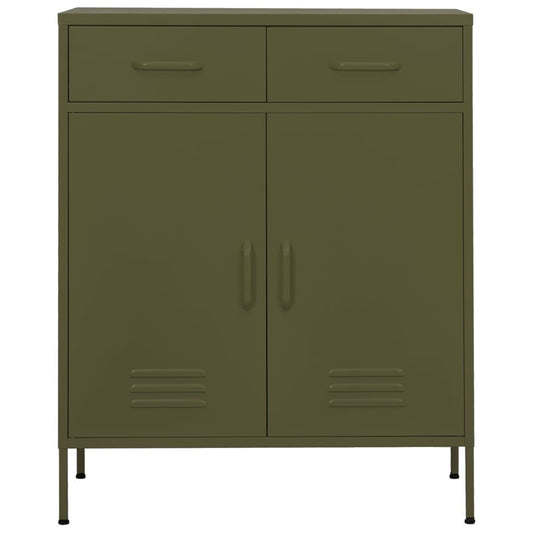 Storage Cabinet | Olive Green | Steel | 80x35x101.5 cm Storage Cabinet | Olive Green | Steel | 80x35x101.5 cm