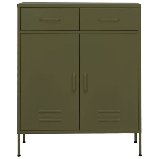 336153 vidaXL Storage Cabinet Olive Green 80x35x101,5 cm Steel 336153 vidaXL Storage Cabinet Olive Green 80x35x101,5 cm Steel