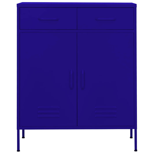 336154 vidaXL Storage Cabinet Navy Blue 80x35x101,5 cm Steel 336154 vidaXL Storage Cabinet Navy Blue 80x35x101,5 cm Steel