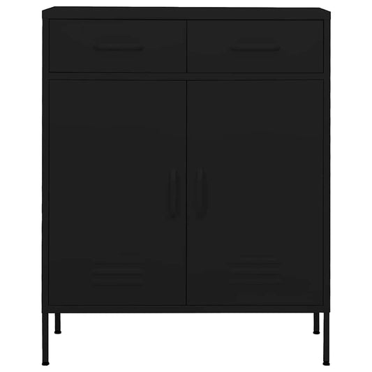 336160 vidaXL Storage Cabinet Black 80x35x101,5 cm Steel 336160 vidaXL Storage Cabinet Black 80x35x101,5 cm Steel