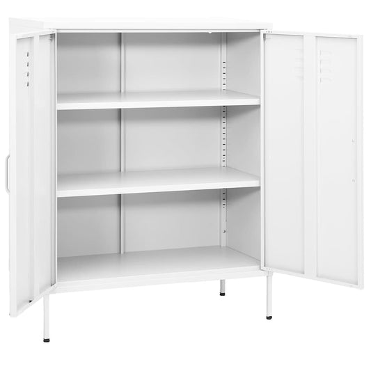 336170 vidaXL Storage Cabinet White 80x35x101,5 cm Steel 336170 vidaXL Storage Cabinet White 80x35x101,5 cm Steel