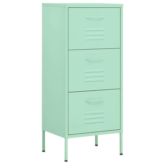 336185 vidaXL Storage Cabinet Mint 42,5x35x101,5 cm Steel 336185 vidaXL Storage Cabinet Mint 42,5x35x101,5 cm Steel