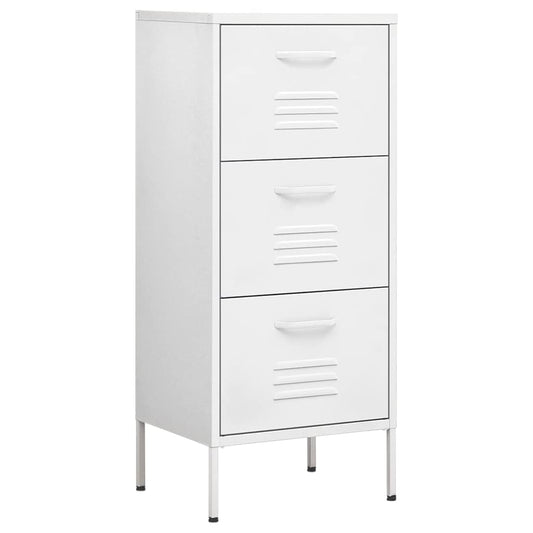 336188 vidaXL Storage Cabinet White 42,5x35x101,5 cm Steel 336188 vidaXL Storage Cabinet White 42,5x35x101,5 cm Steel