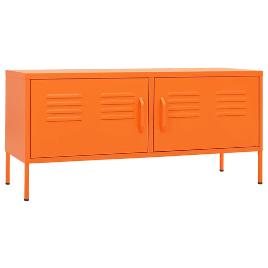336228 vidaXL TV Cabinet Orange 105x35x50 cm Steel 336228 vidaXL TV Cabinet Orange 105x35x50 cm Steel
