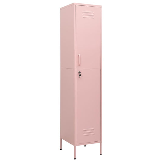 336256 vidaXL Locker Cabinet Pink 35x46x180 cm Steel 336256 vidaXL Locker Cabinet Pink 35x46x180 cm Steel
