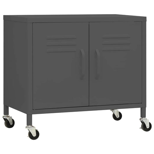 336267 vidaXL Storage Cabinet Anthracite 60x35x56 cm Steel 336267 vidaXL Storage Cabinet Anthracite 60x35x56 cm Steel
