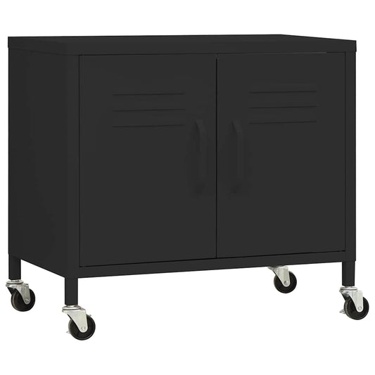 336268 vidaXL Storage Cabinet Black 60x35x56 cm Steel 336268 vidaXL Storage Cabinet Black 60x35x56 cm Steel