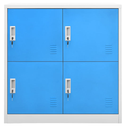 336433 vidaXL Locker Cabinet Light Grey and Blue 90x45x92,5 cm Steel 336433 vidaXL Locker Cabinet Light Grey and Blue 90x45x92,5 cm Steel