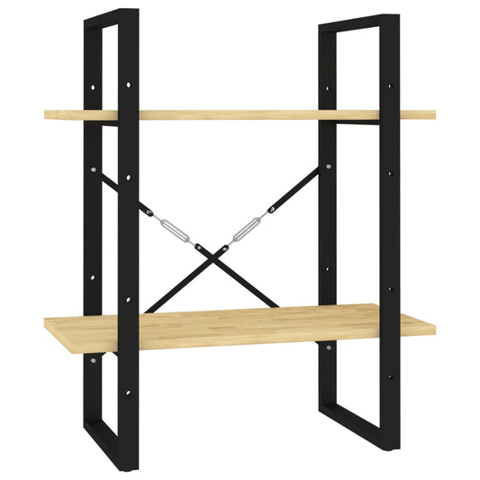 2-Tier Book Cabinet 60x30x70 cm Solid Pine Wood 2-Tier Book Cabinet 60x30x70 cm Solid Pine Wood