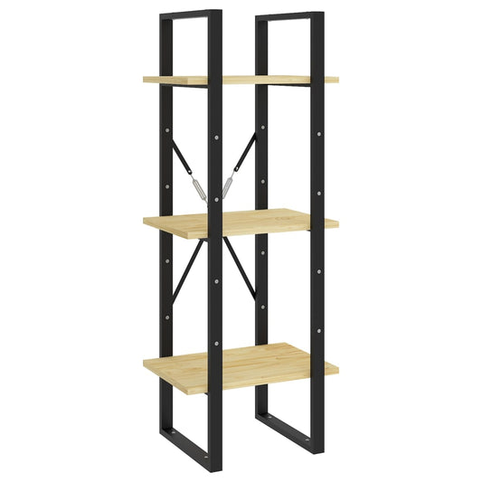 3-Tier Book Cabinet 40x30x105 cm Solid Pinewood 3-Tier Book Cabinet 40x30x105 cm Solid Pinewood