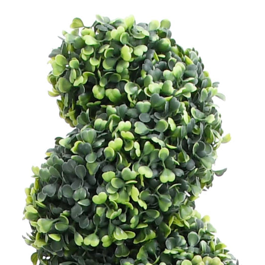Artificial Boxwood Spiral Plant with Pot Green 100 cm Artificial Boxwood Spiral Plant with Pot Green 100 cm