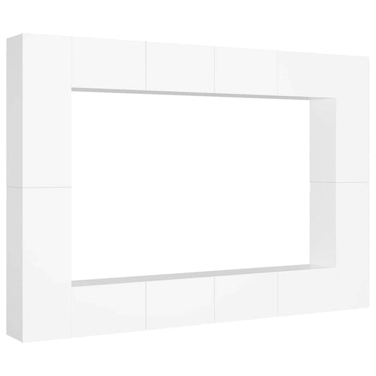 TV Cabinet | White | Engineered Wood | TV Cabinet | Rectangular TV Cabinet | White | Engineered Wood | TV Cabinet | Rectangular