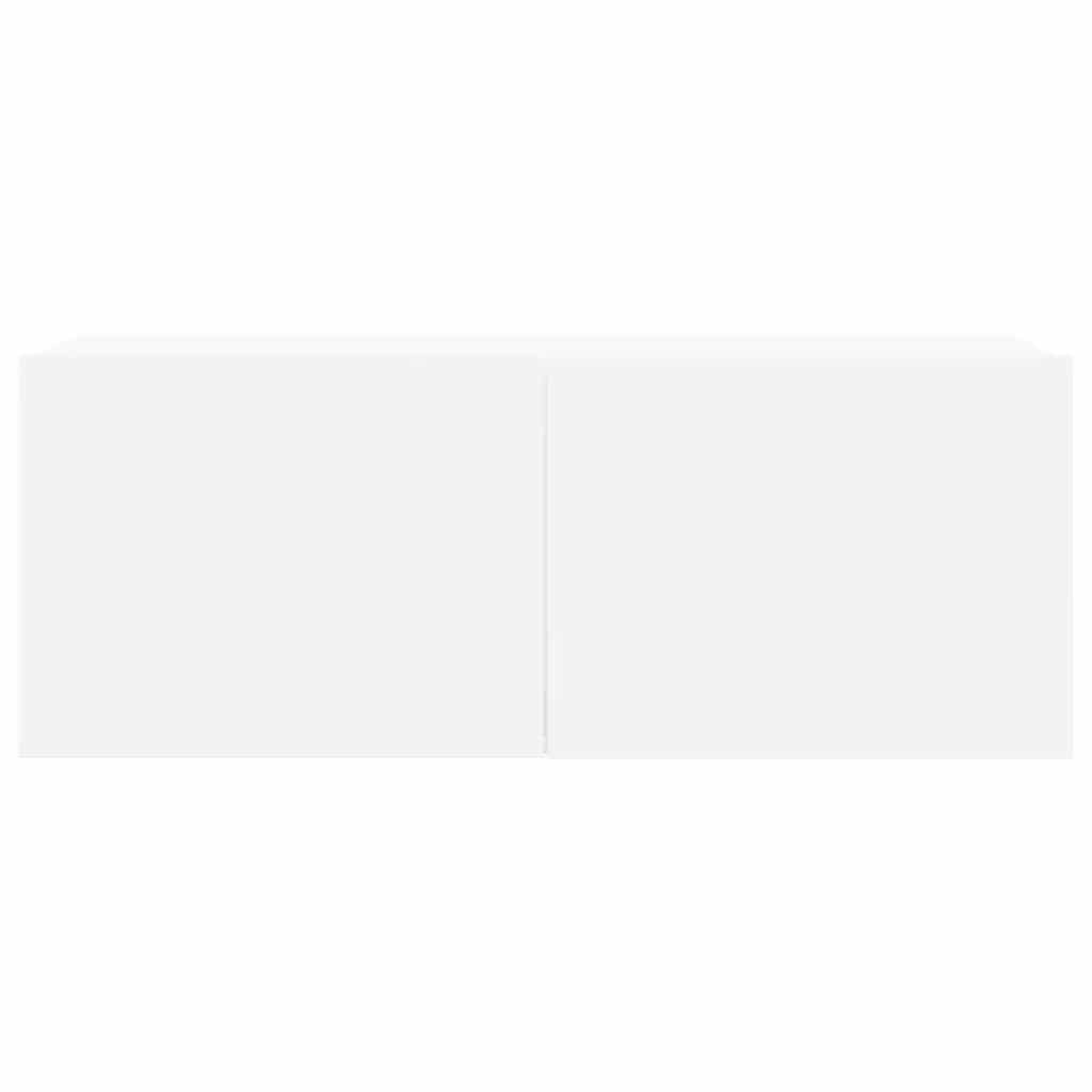 3078699 vidaXL 6 Piece TV Cabinet Set White Engineered Wood (801472x2+803345+801481x2)