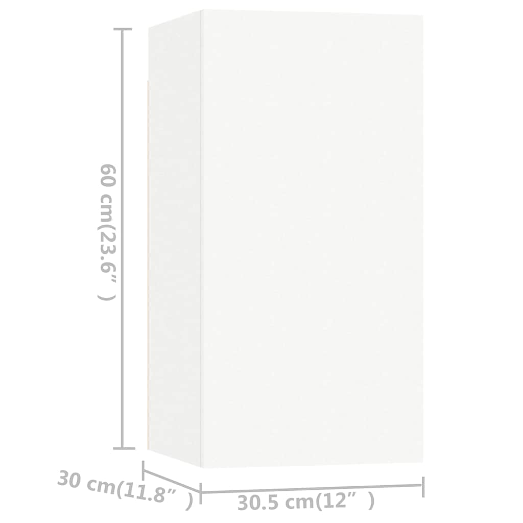 TV Cabinet Set | Set of 6 | White | Engineered wood | Medium