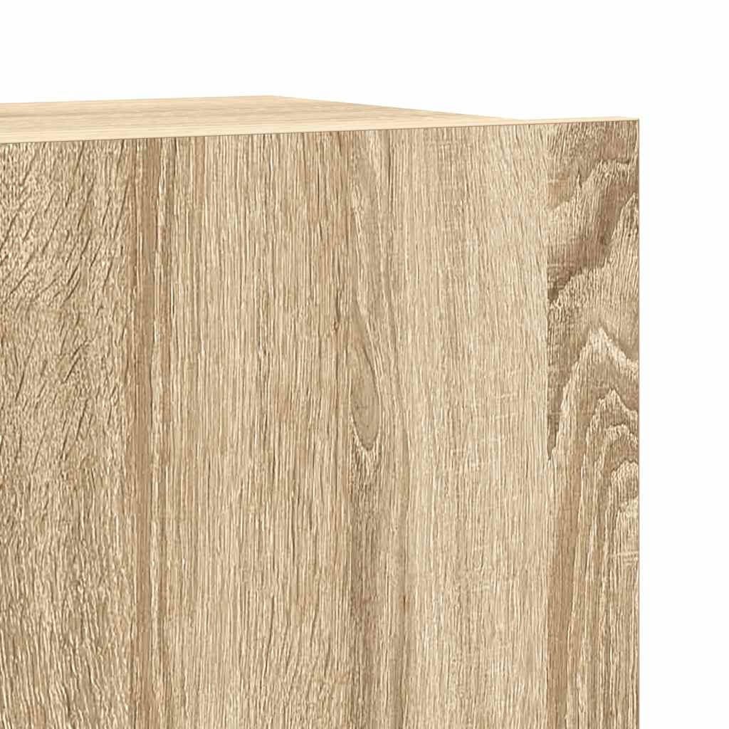 3078981 vidaXL 4 Piece TV Cabinet Set Sonoma Oak Engineered Wood (801475x2+803351)