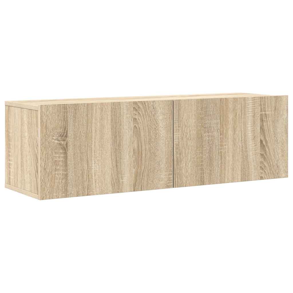 3079014 vidaXL 6 Piece TV Cabinet Set Sonoma Oak Engineered Wood (801475x2+803351+801484x2)