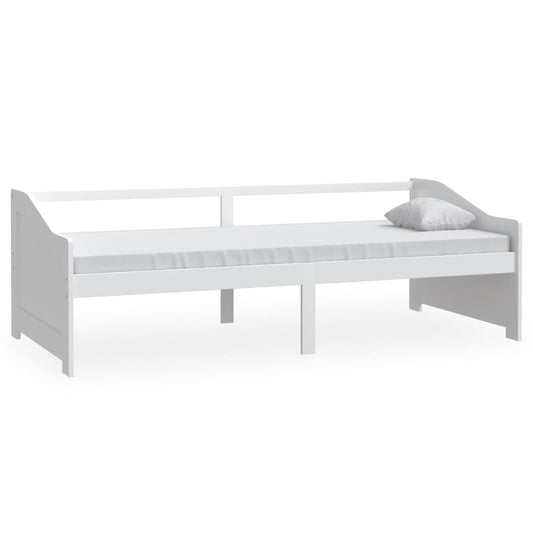 3-Seater Day Bed without Mattress White 90x200cm 3-Seater Day Bed without Mattress White 90x200cm