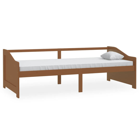 3-Seater Day Bed without Mattress Honey Brown 90x200cm 3-Seater Day Bed without Mattress Honey Brown 90x200cm