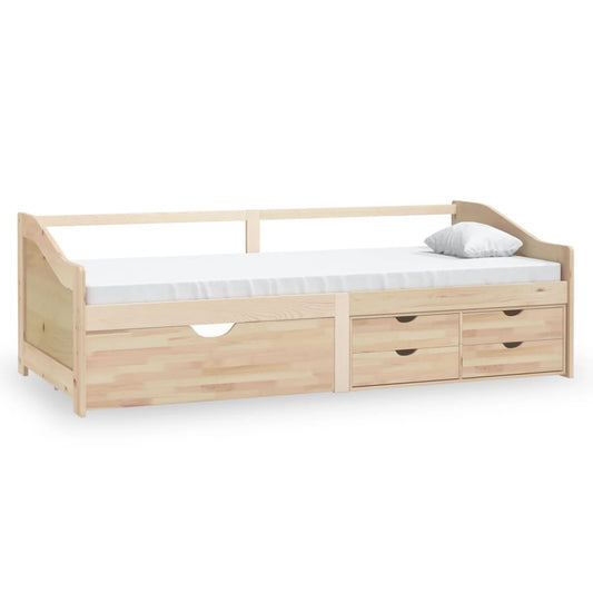 3-Seater Day Bed without Mattress Solid Pinewood 90x200cm 3-Seater Day Bed without Mattress Solid Pinewood 90x200cm