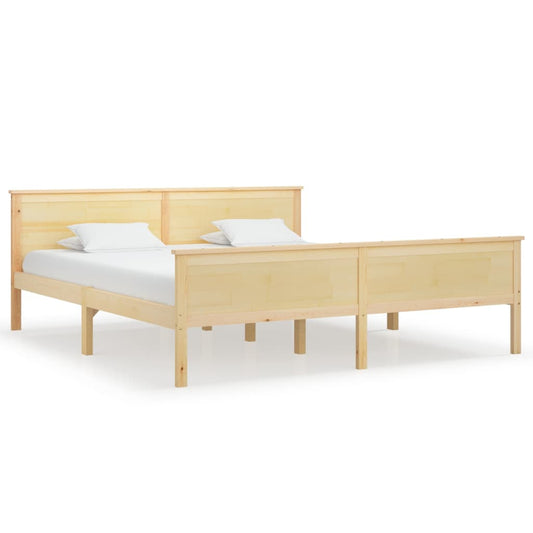 Bed Frame without Mattress Solid Wood Pine 180x200 cm Super King Bed Frame without Mattress Solid Wood Pine 180x200 cm Super King